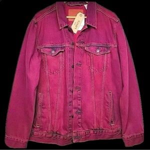 Levi's Magenta Denim Jacket